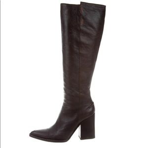 Veronique Branquinho Knee High Leather Boots